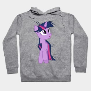 Messy mane Twilight Sparkle trotting 2 Hoodie